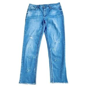 Seven7 High Rise Slim Straight Jeans Size 16